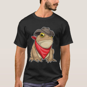 Frog Cowboyhatt T Shirt