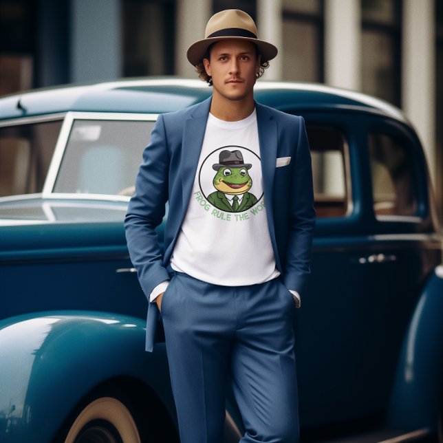 FROG CRYPTO lustig T till pojkvän,son,vän Shirt (Skapare uppladdad)