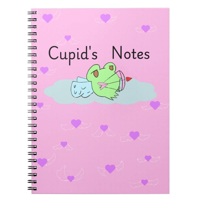 Frog cupid's notes  anteckningsbok (Framsidan)