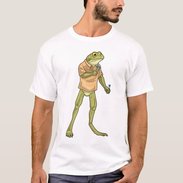Frog Darts Dart Sports T Shirt (Framsida)