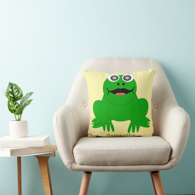 Frog Design Personalised Kudde (Stol)