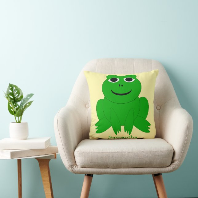 Frog Design Personalised Kudde (Stol)