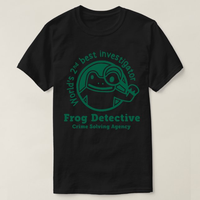 Frog Detektiv T Shirt (Design framsida)