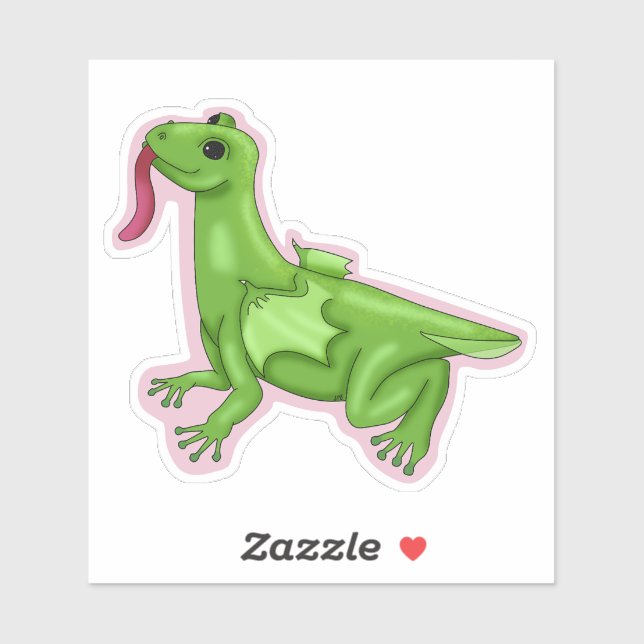 Frog Dragon Sticker Klistermärken (Ark)