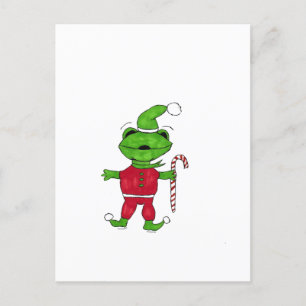 Frog Elf Vykort