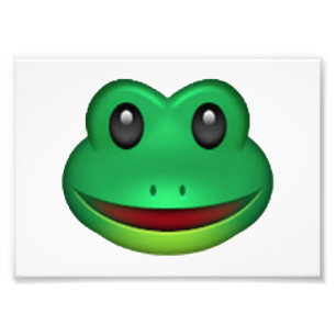 Frog - Emoji Fototryck
