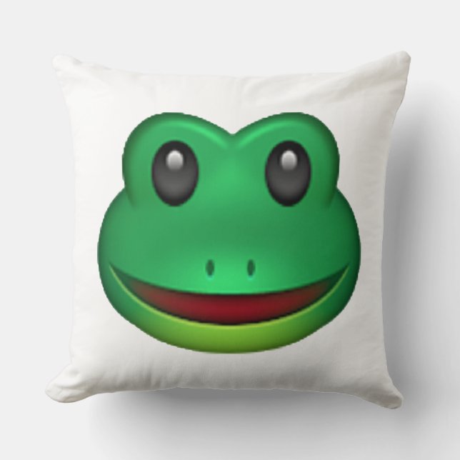 Frog - Emoji Kudde (Framsida)
