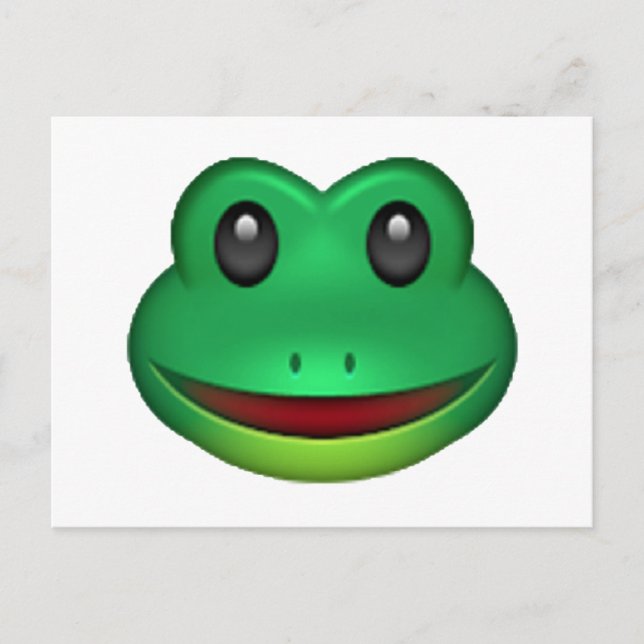 Frog - Emoji Vykort (Framsida)