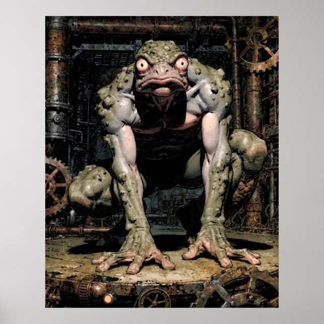 Frog Face Poster (Framsidan)