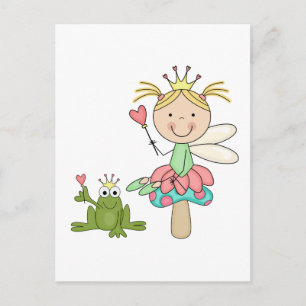 Frog Fairy - Blond T-shirts och Gifts Vykort