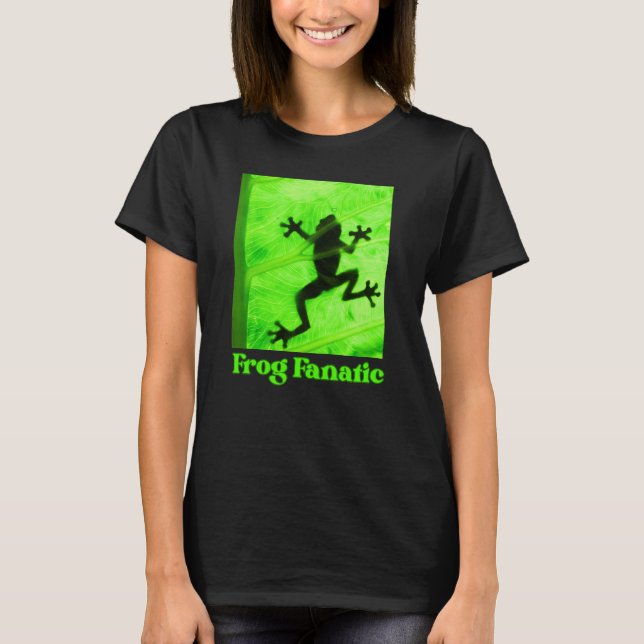 Frog Fanatic for grog on a löv T Shirt (Framsida)