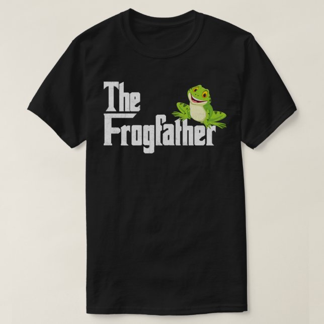 Frog Far Distress Funny Frog Catcher T Shirt (Design framsida)