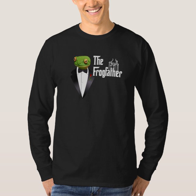 Frog Far Frog Frogfather T Shirt (Framsida)