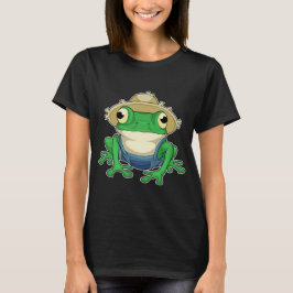 Frog Farmer Hat T Shirt
