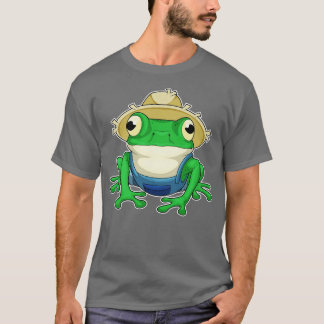 Frog Farmer Hat T Shirt