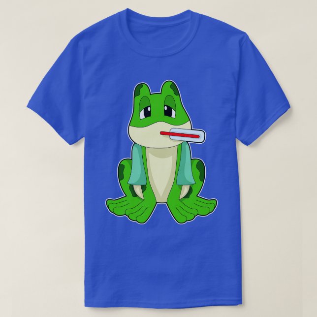 Frog Feber-termometer T Shirt (Design framsida)