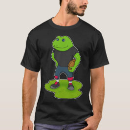 Frog Football Player Football T Shirt