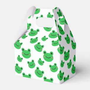 Frog Första Födelsedagsfesten Grönt Glitter Presentaskar