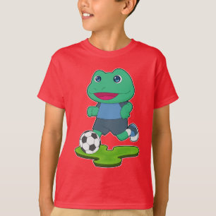 Frog Fotbollsspelare Fotboll T Shirt