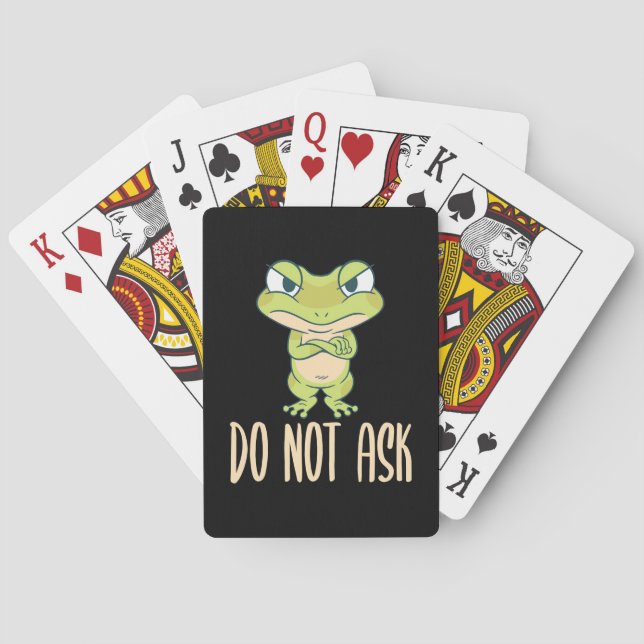Frog frågar inte casinokort (Baksidan)