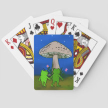 Frog Friends Par Whimsical Söt Spelkort