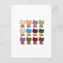 FROG FROGGY MÖNSTER VYKORT