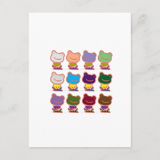 FROG FROGGY MÖNSTER VYKORT (Framsida)