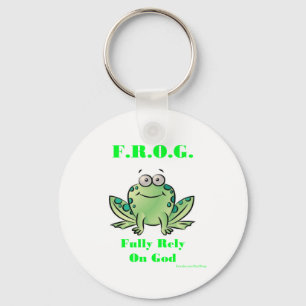 FROG (Fullständigt förlita sig på Gud) Nyckelring