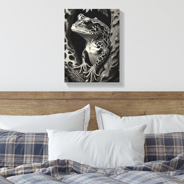 Frog Giraffe Creature Canvastryck (Insitu (sovrum))