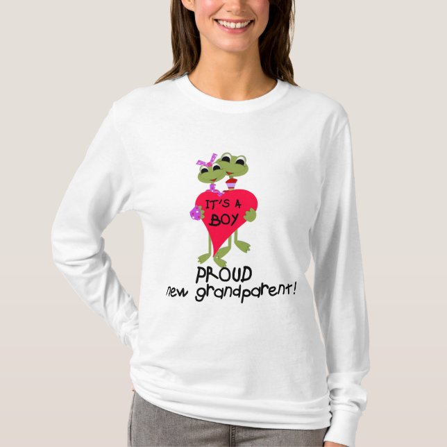Frog Grandparent of Boy Tshirts and Gifts (Framsida)