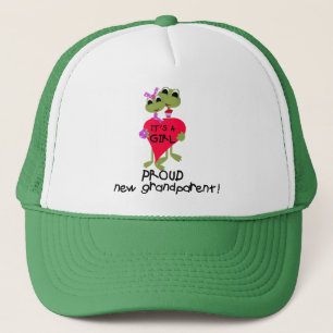 Frog Grandparent of Girl Tshirts and Gifts Truckerkeps