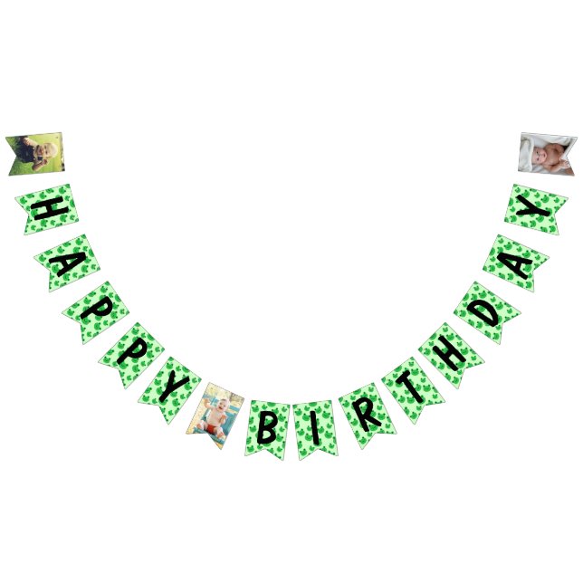 Frog Grattis på födelsedagen Bunting Flaggor (Alla)