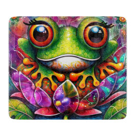 Frog Grönt för målning av Blommigt för visemisk Ab