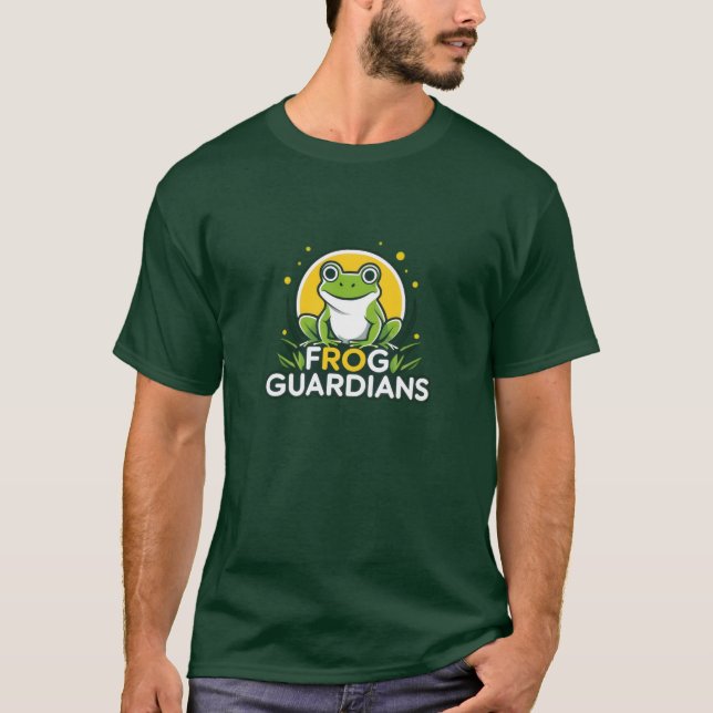 Frog Guardians Eco-Friendly T-Shirt (Framsida)