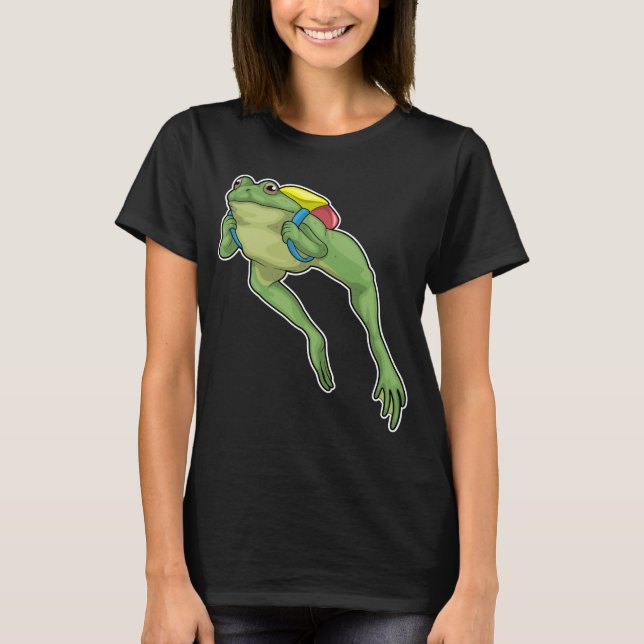 Frog Hiker-ryggsäck T Shirt (Framsida)