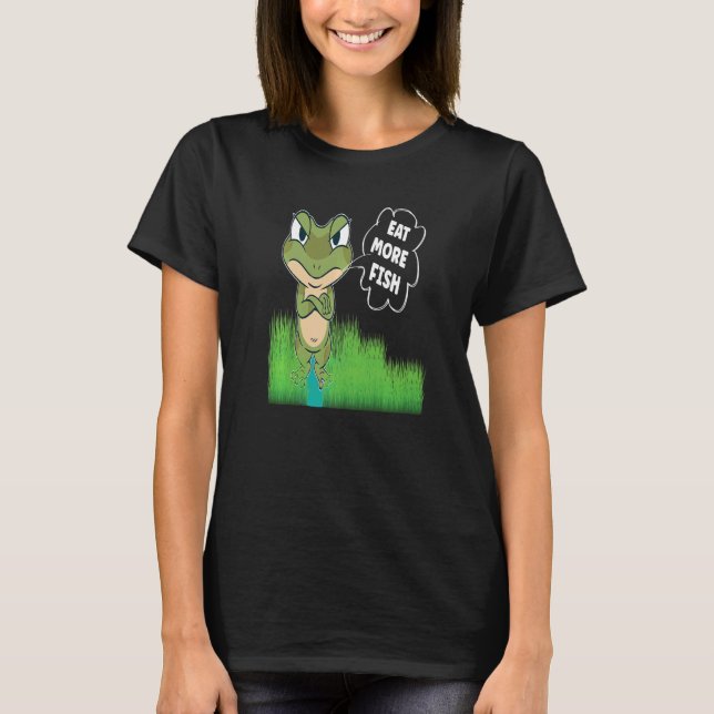 Frog Hunting and Gigging  2 T Shirt (Framsida)