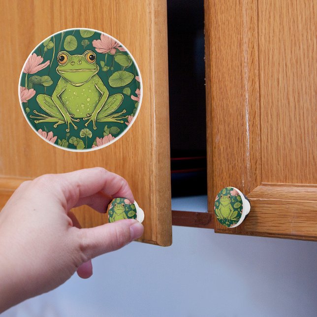 Frog i Blommor Knopp (Skapare uppladdad)