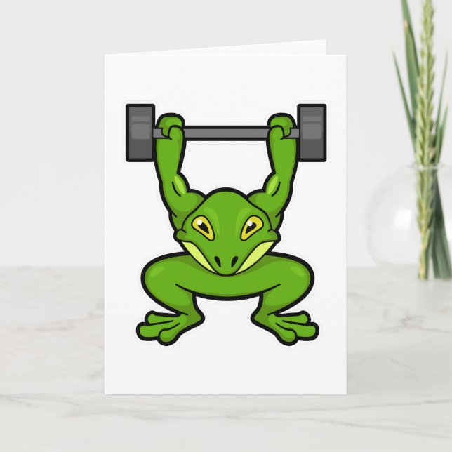 Frog i Bodybuilding med Barbell Kort (Framsida)