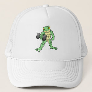 Frog i Bodybuilding med Dumbbell Keps