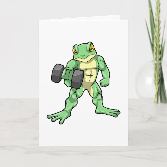 Frog i Bodybuilding med Dumbbell Kort (Framsida)