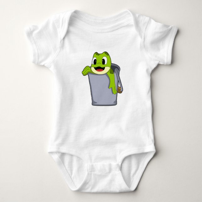 Frog i Bucket T Shirt (Framsida)
