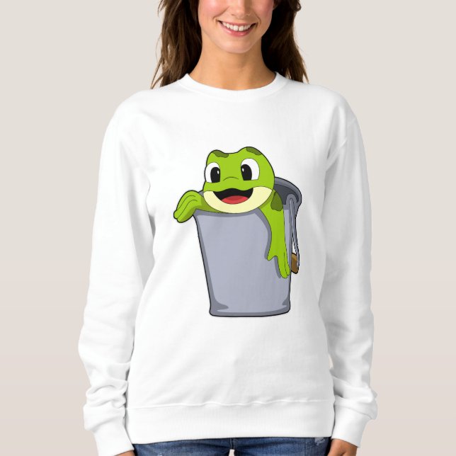 Frog i Bucket T Shirt (Framsida)