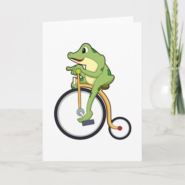 Frog i Circus med Bicycle.PNG Kort (Framsida)