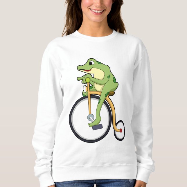 Frog i Circus med Bicycle.PNG T Shirt (Framsida)
