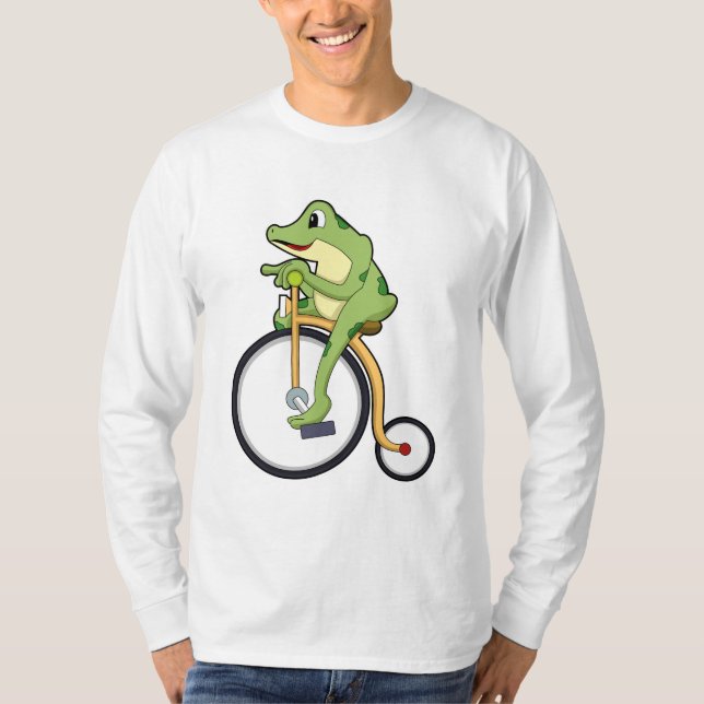 Frog i Circus med Bicycle.PNG T Shirt (Framsida)