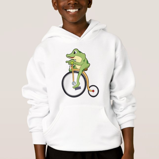 Frog i Circus med Bicycle.PNG T Shirt (Framsida)