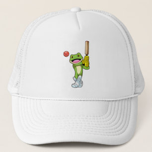 Frog i Cricket med Cricket fladdermus Keps
