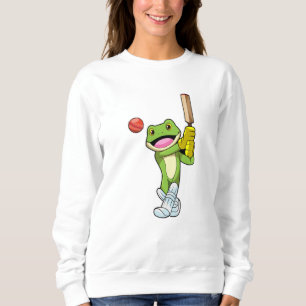 Frog i Cricket med Cricket fladdermus T Shirt