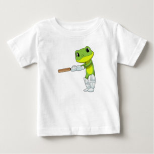 Frog i Cricket med Cricket fladdermus T Shirt