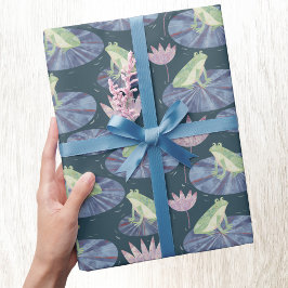 Frog i en Lily Pond Presentpapper